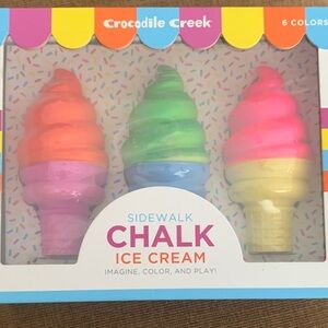 Crocodile Creek Sidewalk Chalk Ice Cream Set